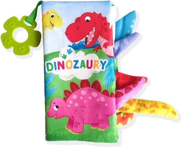 Sensoryczna książeczka tekstylna Dinozaury