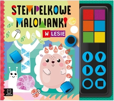 Stempelkowe malowanki w lesie