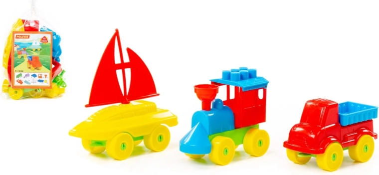 Klocki Mały podróżnik, 23 elementy