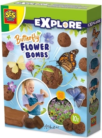 SES kwietne bomby z motylkami