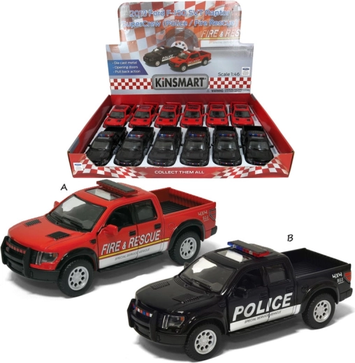 Samochodzik 2013 Ford F-150 SVT Raptor SuperCrew (Służby ratunkowe)
