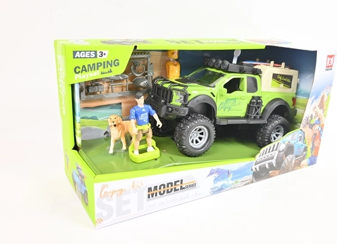 Dziecięcy pojazd Jeep z efektami świetlnymi i dźwiękowymi (zestaw)