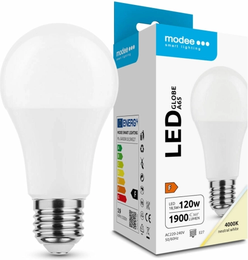 LED żarówka Globe A65 18,5 W E27 4000 K 270°