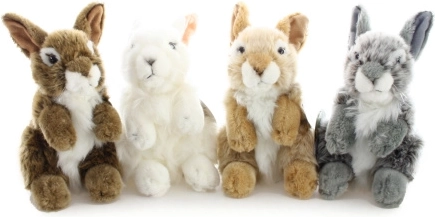 Pluszowy siedzący króliczek 20 cm