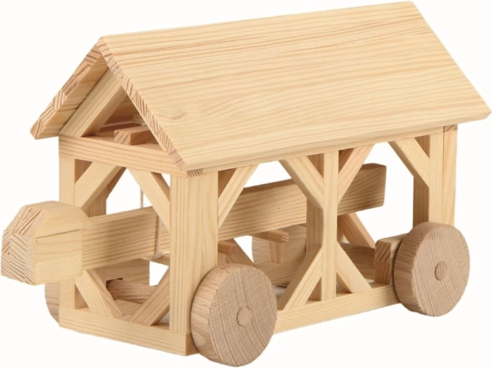 Walachia drewniany zestaw do sklejania – taran