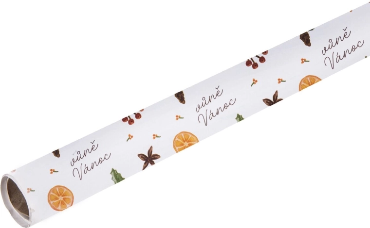 Papier do pakowania Zapach Świąt 5 m × 70 cm w rolce – 1 sztuka