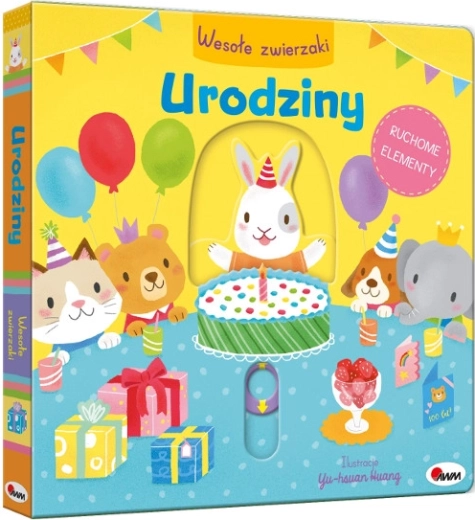 Wesołe zwierzątka: Urodziny – interaktywna książeczka dla najmłodszych