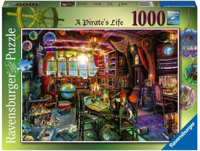 Ravensburger 1000-elementowe puzzle Pirackie życie