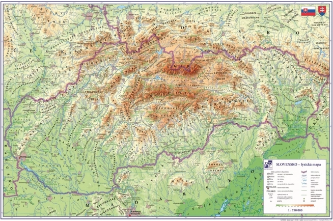 Podkładka na stół Słowacja 60x40 cm