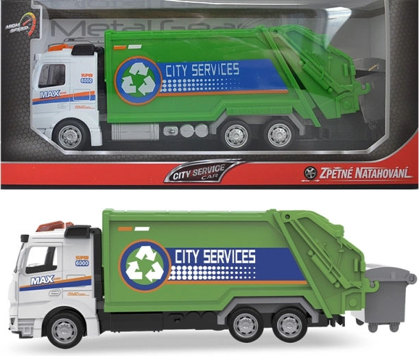 City Service Car śmieciarka 1:43