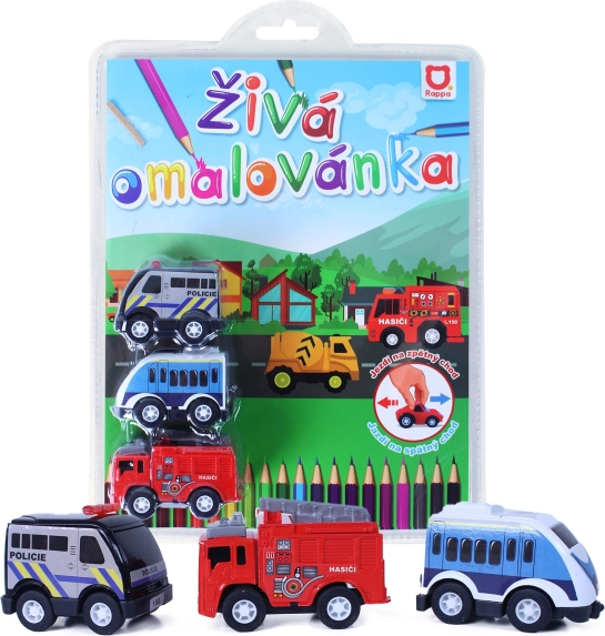 Żywa kolorowanka auta