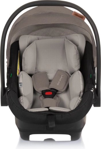 Chipolino Duo Smart i-Size fotelik samochodowy 40–87 cm tiramisu