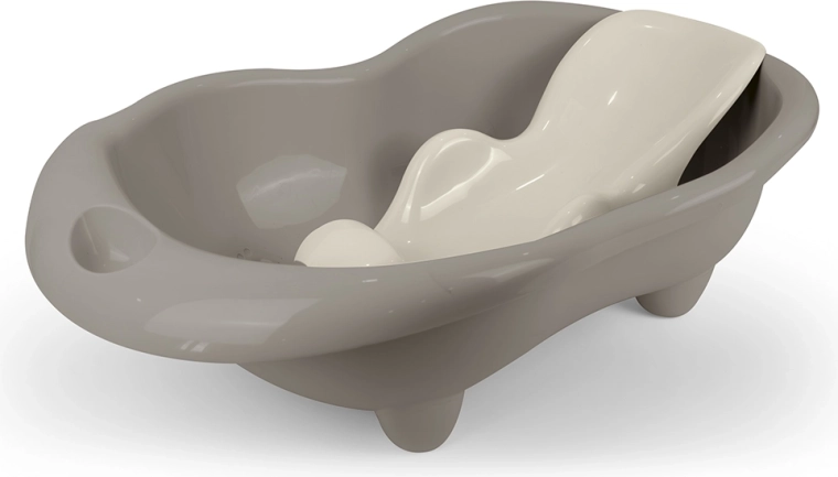 Wanienka dziecięca z leżaczkiem Hippo, szara