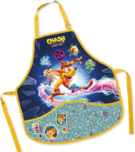 Dziecięcy fartuch ochronny Crash Bandicoot 50 × 55 cm