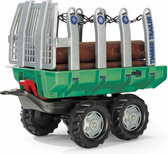 Przyczepa z kłodami Timber Trailer zielona
