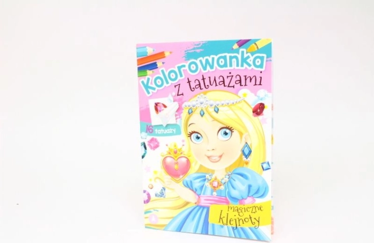 MAGIAtattoo magiczne klejnoty – kolorowanki i zmywalne tatuaże