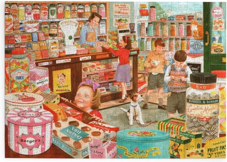 House of Puzzles Sklepik ze słodyczami, 500 dużych elementów
