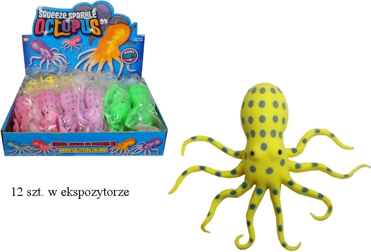 Antystresowa ściskana ośmiornica