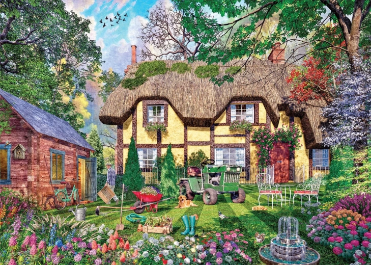 Puzzle Falcon Domek ogrodnika 1000 elementów