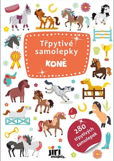Brokatowe naklejki z końmi
