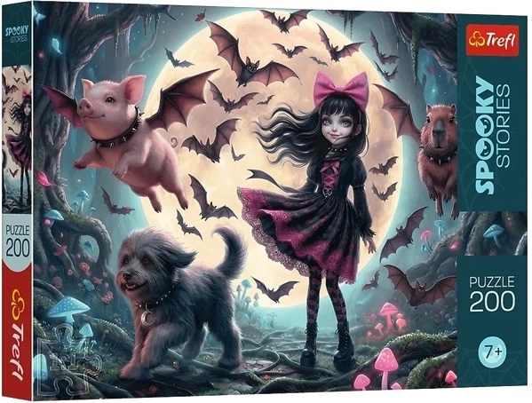 Puzzle Trefl Spooky Stories – Księżycowe historie 200 elementów