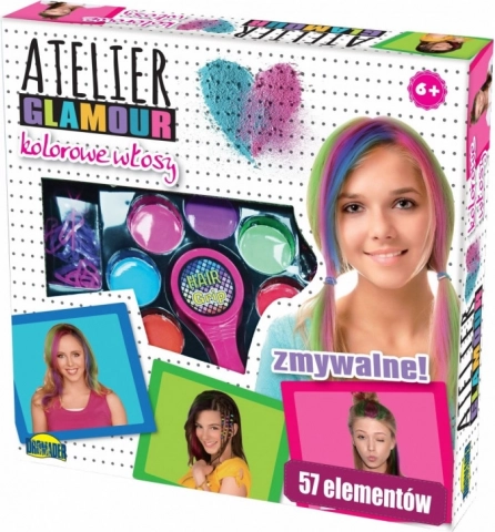Zestaw kosmetyczny Atelier Glamour Kolorowe włosy
