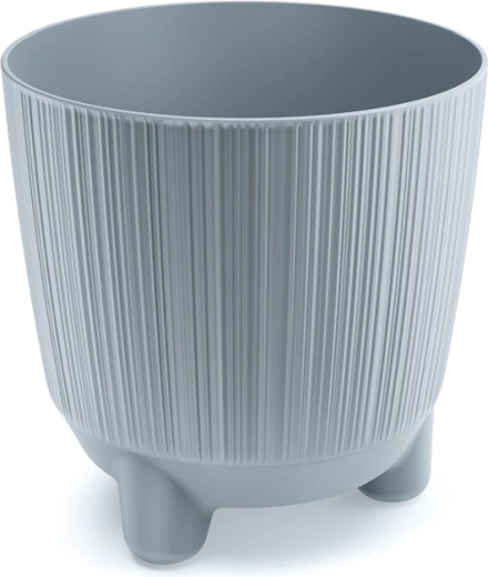 Doniczka na nóżkach jasnoszara 16,8 cm RYFO