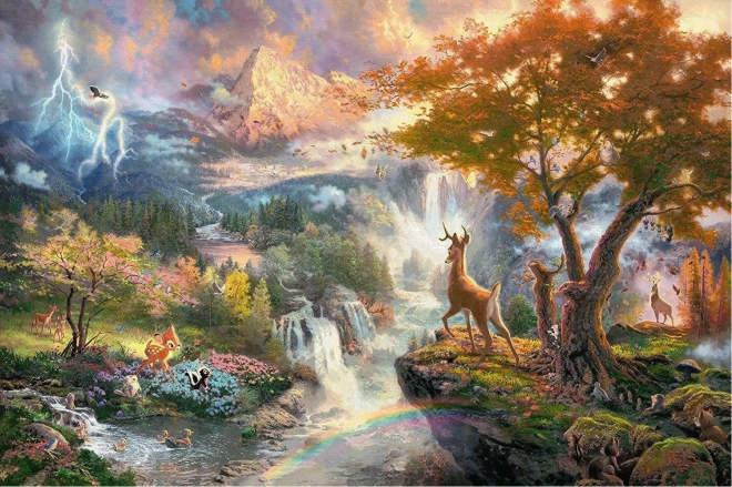 Puzzle Bambi: Pierwszy rok 1000 elementów od SCHMIDT