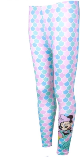 Dziecięce legginsy Minnie Mouse z motywem syrenki
