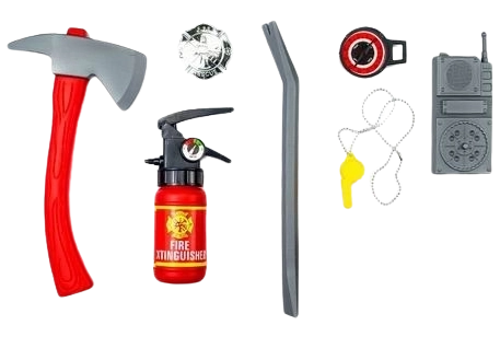 Zestaw strażacki dla dzieci – 7 elementów