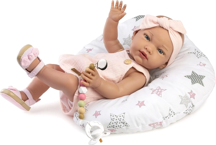 Guca realistyczna lalka bobas New Born dziewczynka 42 cm