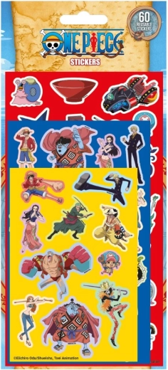 One Piece zestaw naklejek (60 szt.)