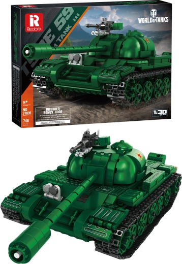 Zestaw klocków czołgu Type 59 World of Tanks – 748 elementów