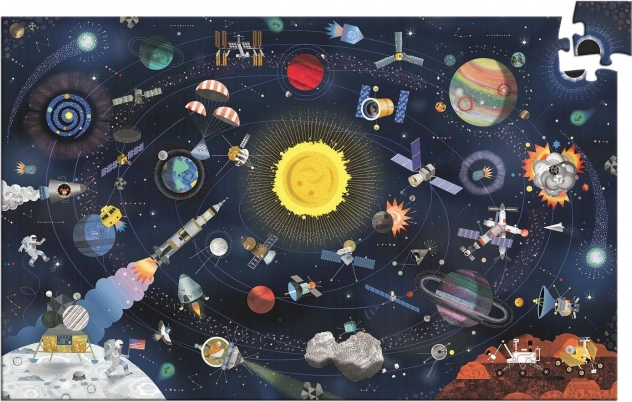Puzzle DJECO Obserwacje: Kosmos 200 elementów