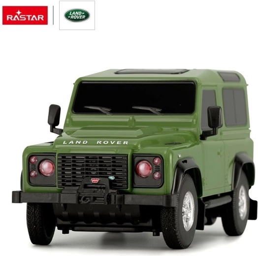 Rastar Land Rover Defender RC auto 1:24 zielone - 1 sztuka