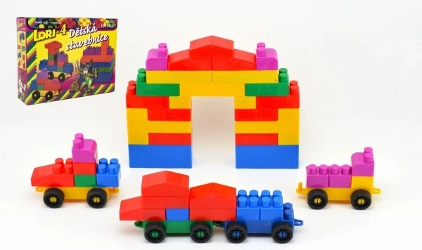 Klocki lori 4 plastikowe, 100 szt.