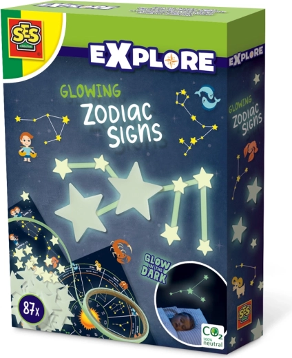 Explore świecące znaki zodiaku