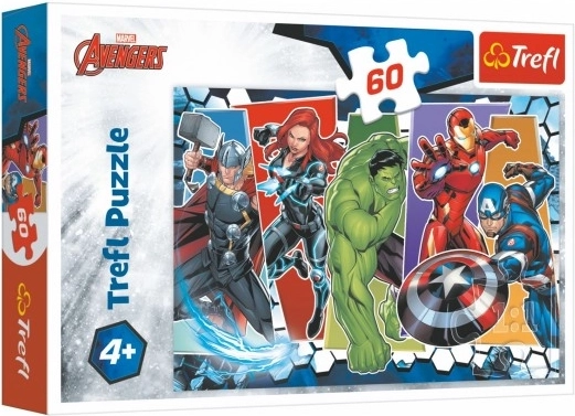 Puzzle 60 elementów - Niezniszczalni Avengers Trefl