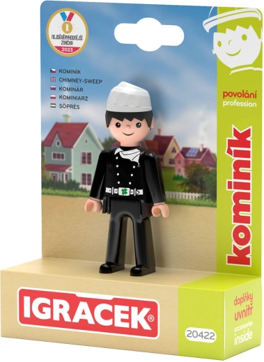 Efko Igráček kominiarz – figurka z akcesoriami