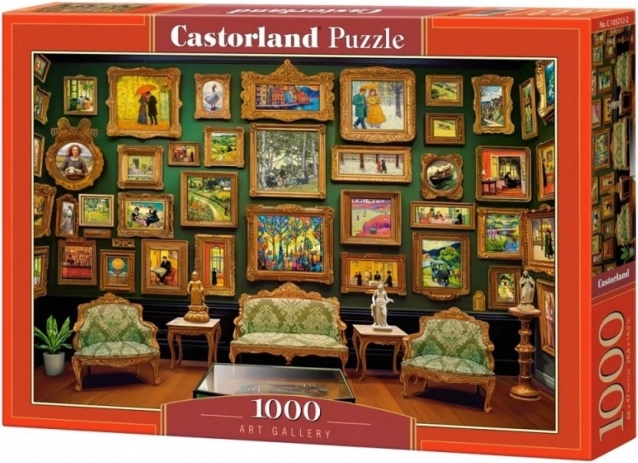 Puzzle 1000 elementów Galeria sztuki obrazy na ścianie
