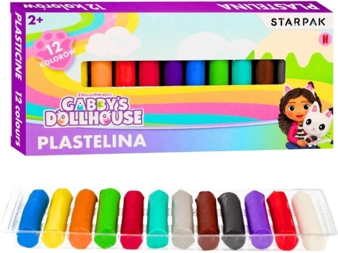 Plastelina Gabby’s Dollhouse – 12 kolorów