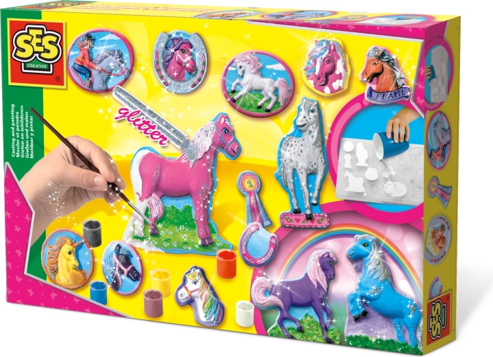 Odlewanie i malowanie koni fantasy