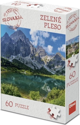 Puzzle Dino – edycja turystyczna Słowacja – Zielone Pleso (60 elementów)