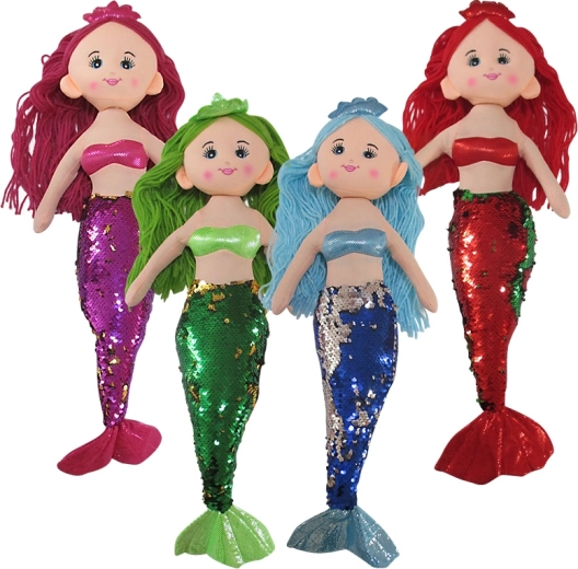 Szmaciana lalka syrena 50 cm – 4 rodzaje