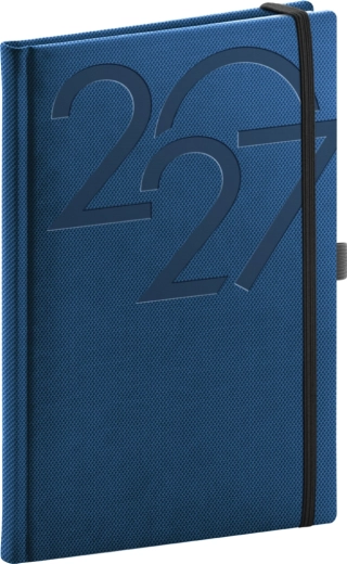 Notique tygodniowy terminarz Ajax 2027, niebieski, 15 × 21 cm