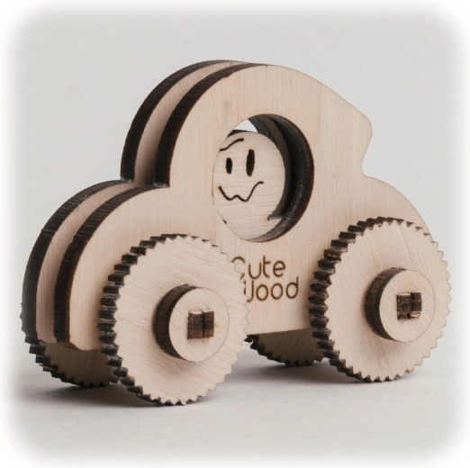 CuteWood drewniane puzzle 3D mini żuk