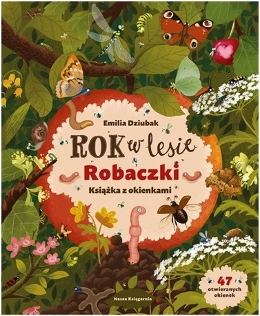 Rok w lesie: robaczki – książka z okienkami