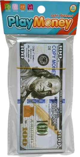 Papierowe banknoty do zabawy