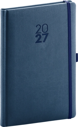 Notique tygodniowy terminarz Diamante 2027 niebieski 15 × 21 cm