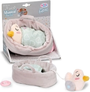BABY born for babies grająca pluszowa Berta z koszyczkiem